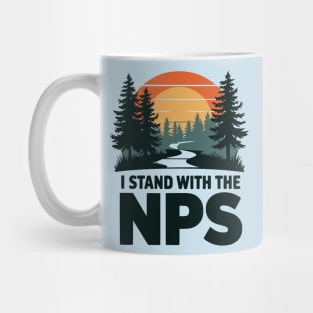 I Stand With The NPS National Park Retro Vintage Mug